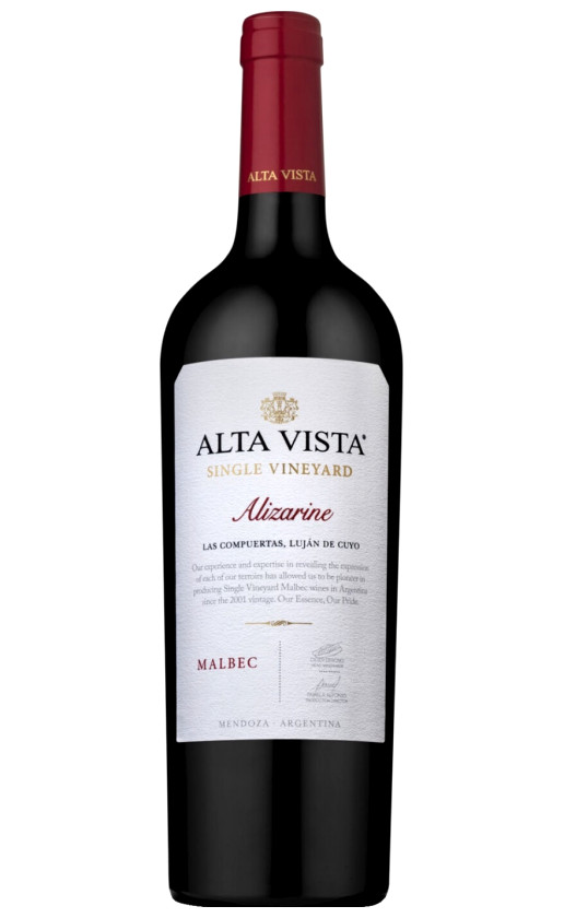 Alta Vista Single Vineyard Alizarine Malbec 2015