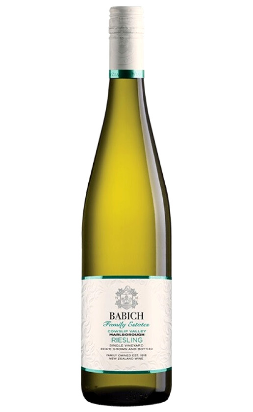 Babich Wines Family Estates Cowslip Valley Riesling 2019