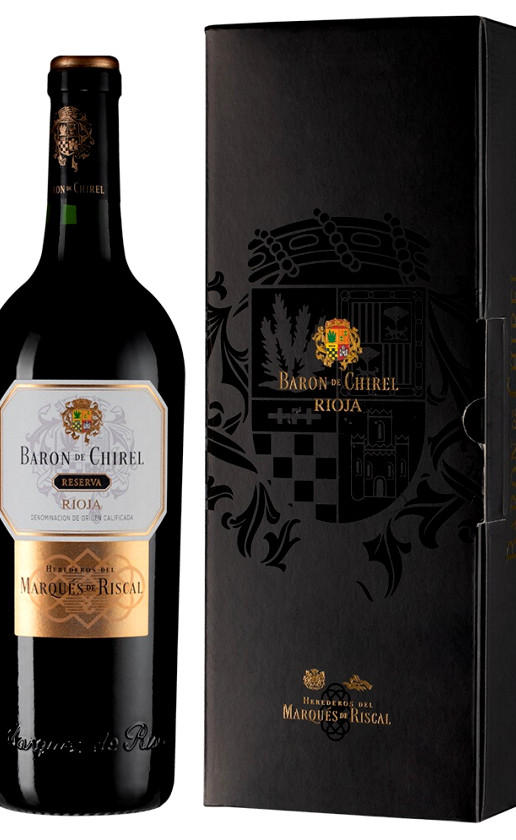 Baron de Chirel Reserva Rioja 2015 gift box