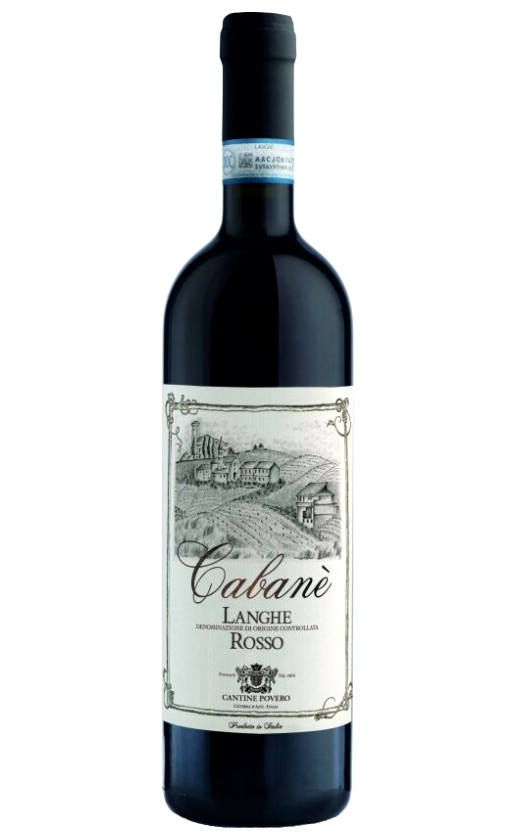 Cantine Povero Langhe Rosso Cabane 2015