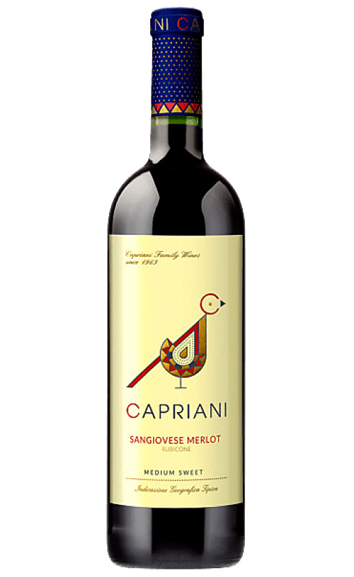 Capriani Sangiovese-Merlot Medium Sweet Rubicone