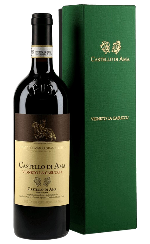 Castello di Ama Chianti Classico Gran Selezione Vigneto La Casuccia 2015 gift box