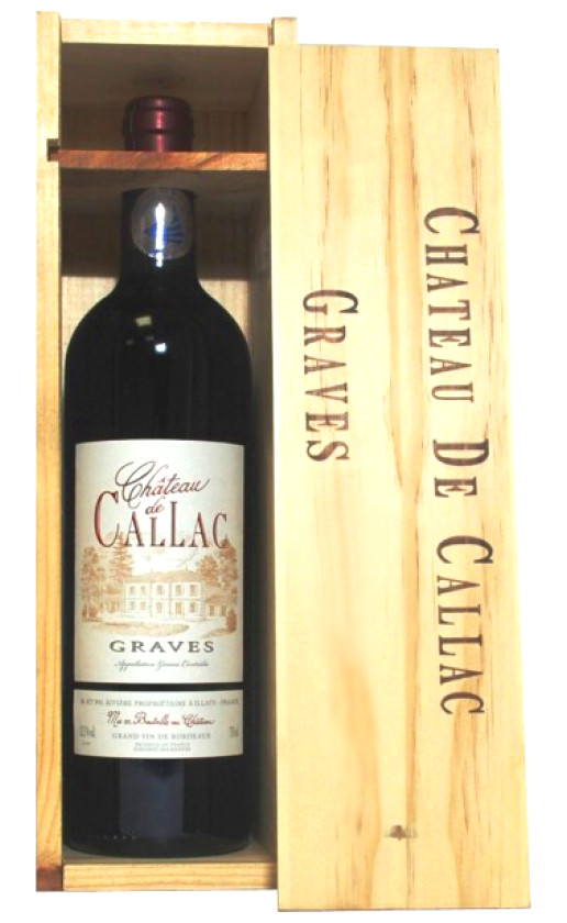 Chateau de Callac Graves 2011 wooden box