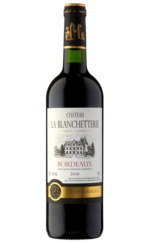 Chateau la Blanchetterie Bordeaux 2018