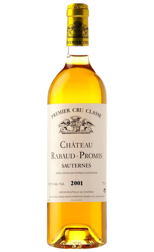 Chateau Rabaud-Promis Sauternes Premier Cru 2001