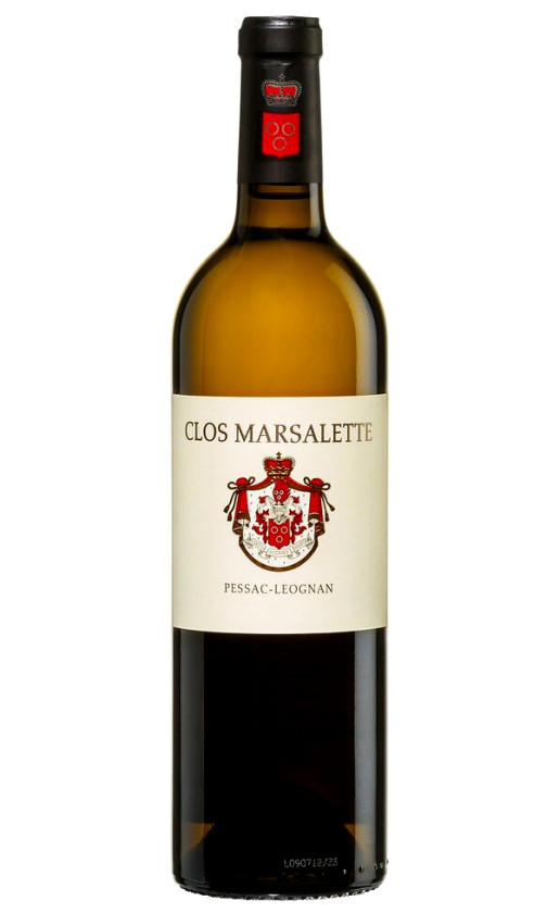 Clos Marsalette Blanc Pessac-Leognan 2018