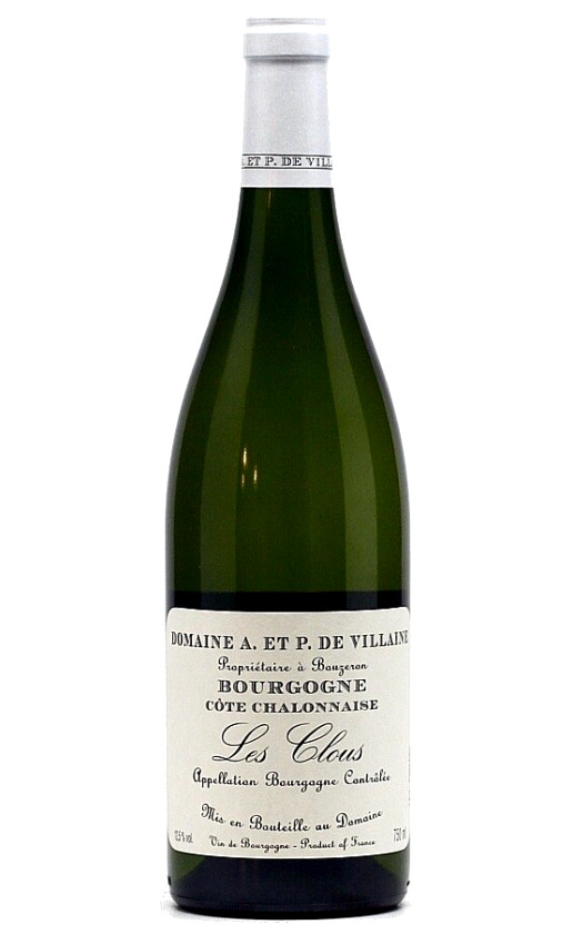 Domaine A. et P. de Villaine Bourgogne Cote Chalonnaise Les Clous 2011