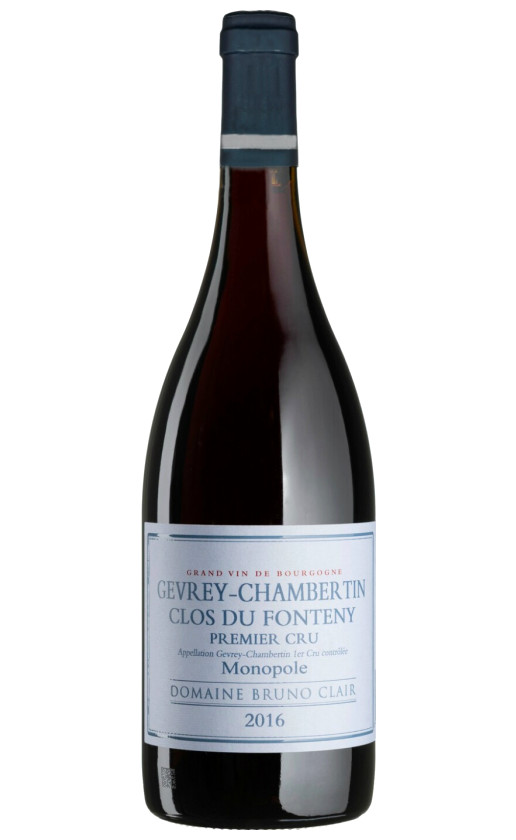 Domaine Bruno Clair Gevrey-Chambertin Premier Cru Clos du Fonteny 2016