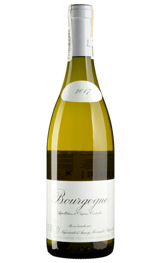 Domaine Leroy Bourgogne Blanc 2017