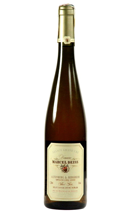 Domaine Marcel Deiss Pinot Gris Altenberg de Bergheim Selection de Grains Nobles Alsace 2003