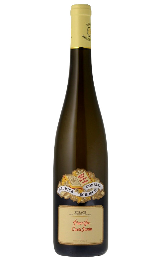 Domaine Maurice Schoech Pinot Gris Cuvee Justin Alsace 2013