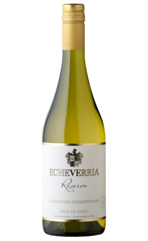 Echeverria Unwooded Chardonnay Reserva 2019