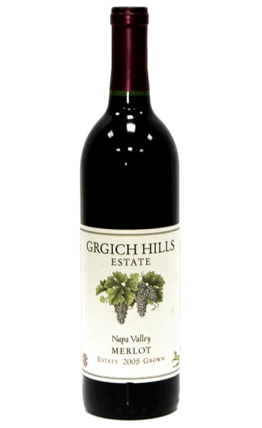 Grgich Hills Estate Merlot 2005 Biodynamic Wine