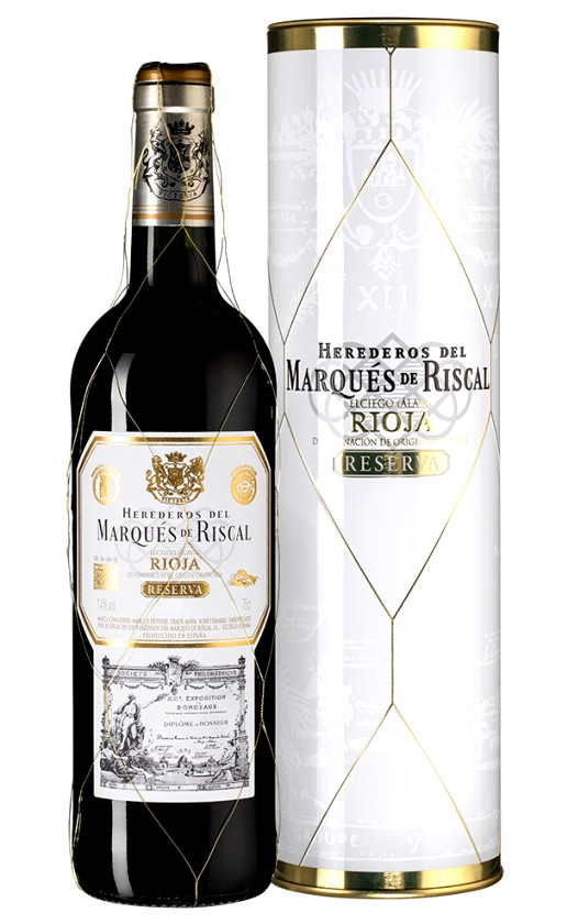 Herederos del Marques de Riscal Reserva Rioja 2016 gift box