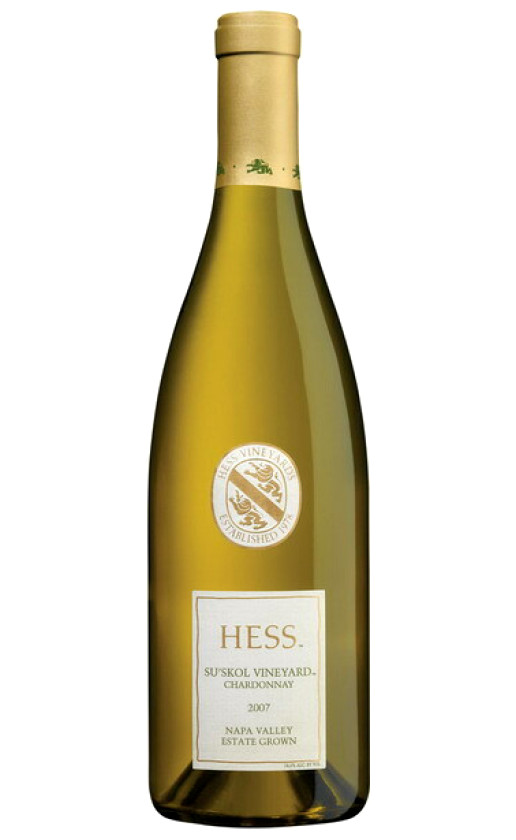 Hess Su'skol Vineyard Chardonnay 2007