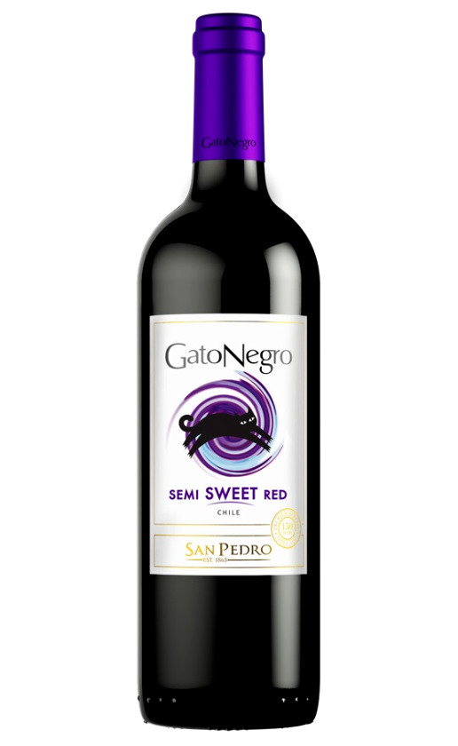 Игристое вино San Pedro Gato Negro Semi-Sweet Red