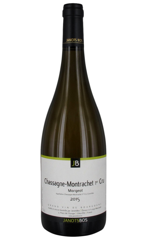 JanotsBos Chassagne-Montrachet 1-er Cru Morgeot 2015