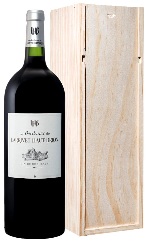 Le Bordeaux de Larrivet Haut-Brion Rouge Bordeaux wooden box