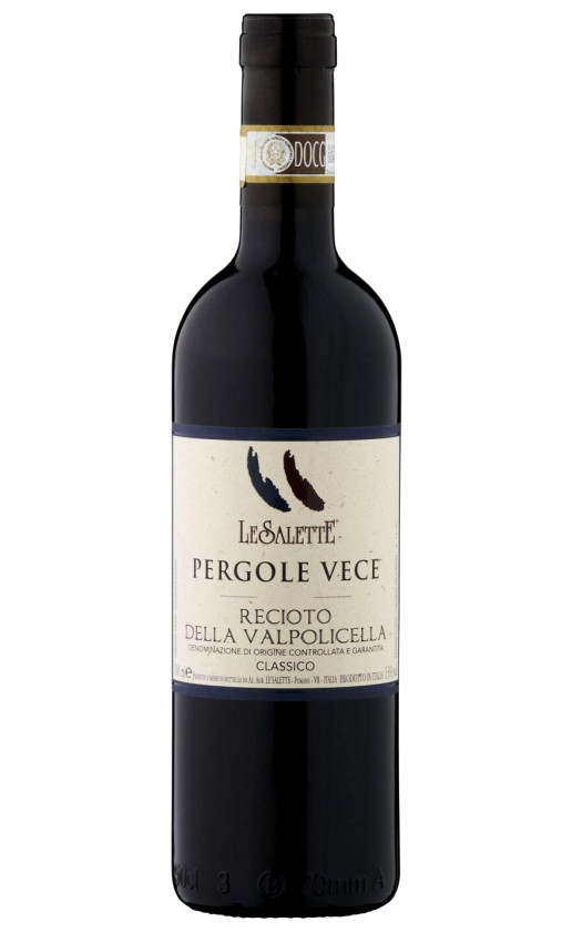 Le Salette Pergole Vece Recioto Valpolicella Classico 2016