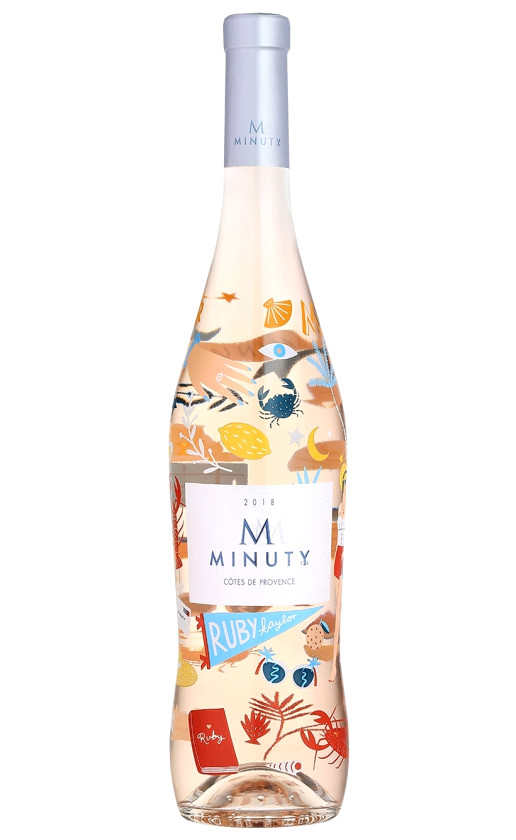 M de Minuty Rose Cotes de Provence 2018 Limited Edition by Ruby Taylor