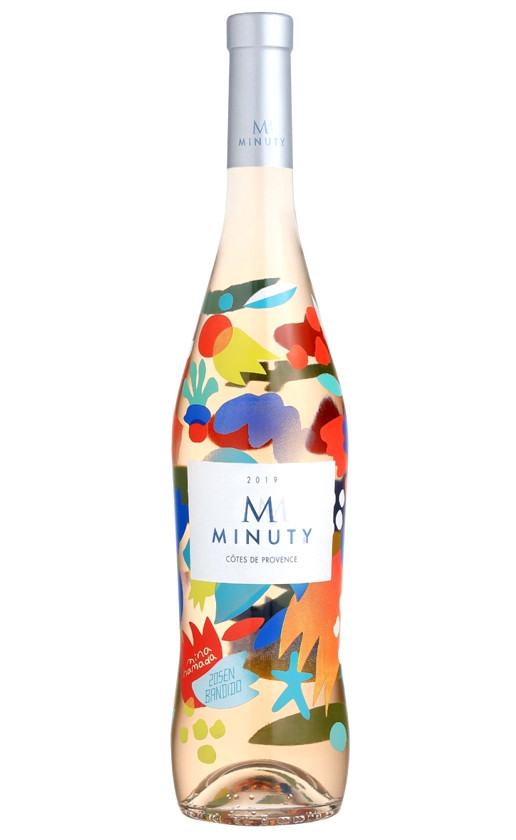 M de Minuty Rose Cotes de Provence 2019 Limited Edition by Mina Zosen