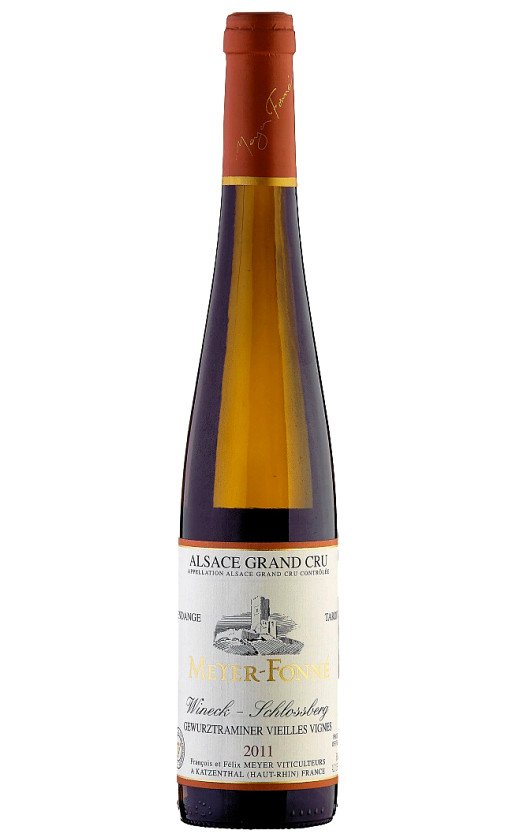 Meyer-Fonne Gewurztraminer Vendange Tardive Wineck-Schlossberg Grand Cru Vieilles Vignes 2011