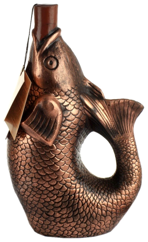 Mildiani Saperavi ceramic bottle Fish