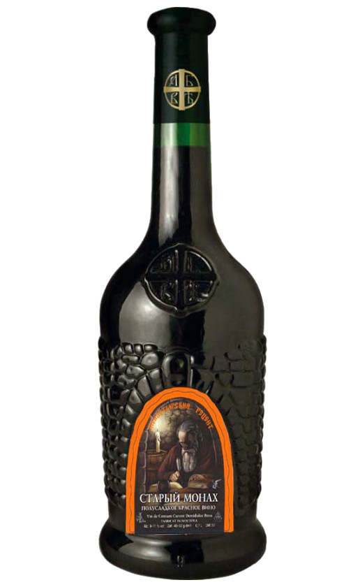 Черный монах вино. Монастырское вино купить