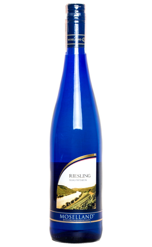 Moselland Riesling QbA blue bottle