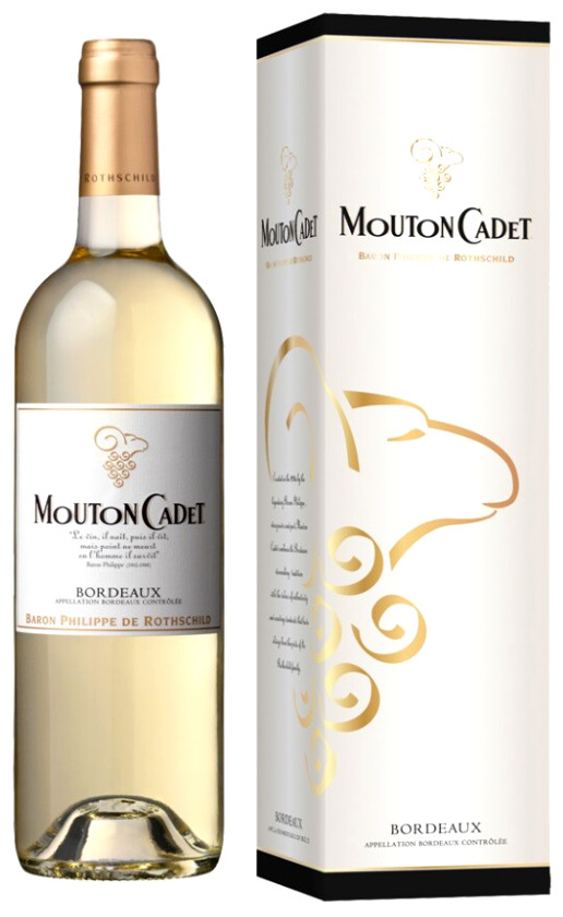 Mouton Cadet Bordeaux Blanc 2013 gift box