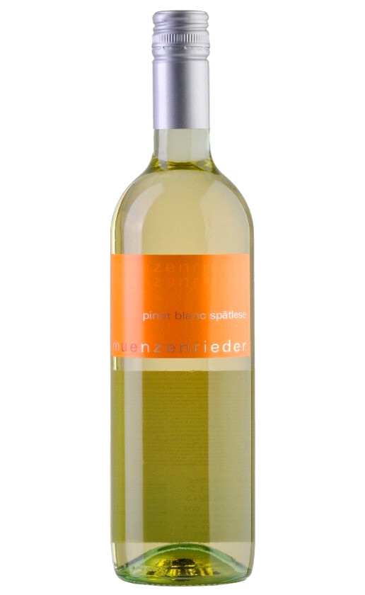 Muenzenrieder Spatlese Pinot Blanc 2010