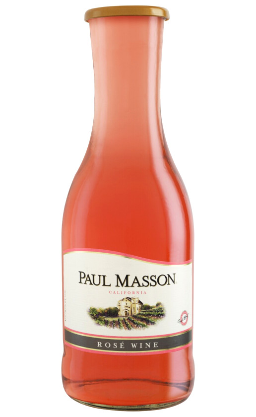 Paul Masson Rose carafe