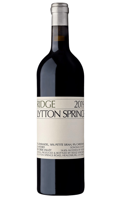 Ridge Lytton Springs 2019