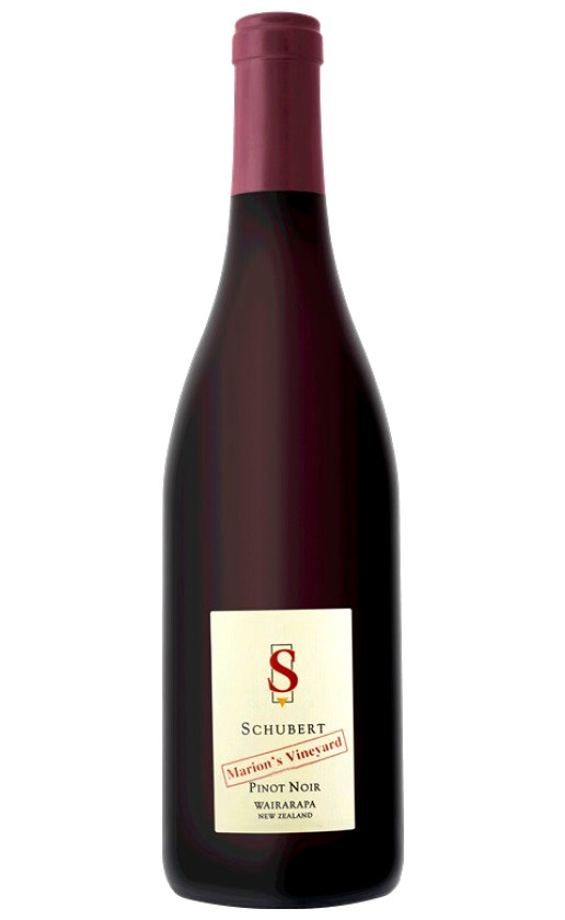 Schubert Pinot Noir Marion's Vineyard Wairarapa
