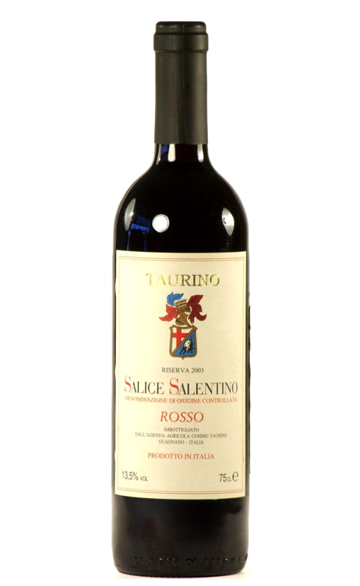 Taurino Salice Salentino Riserva 2003