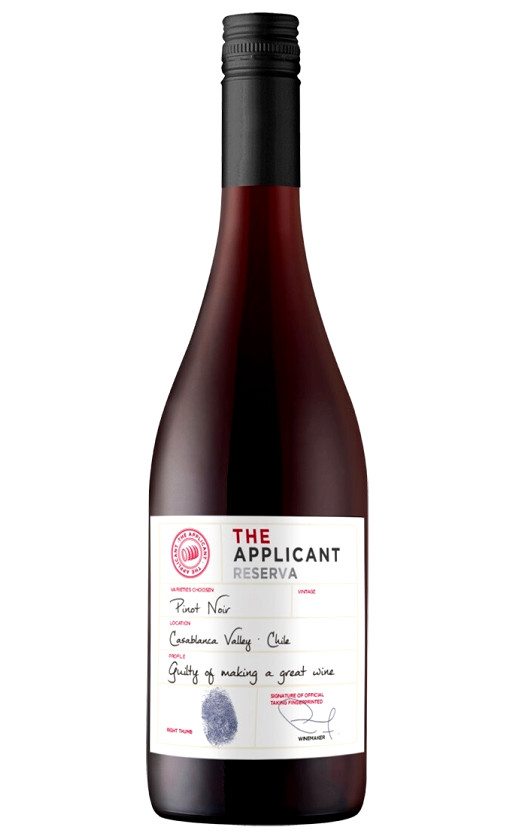 The Applicant Pinot Noir Reserva