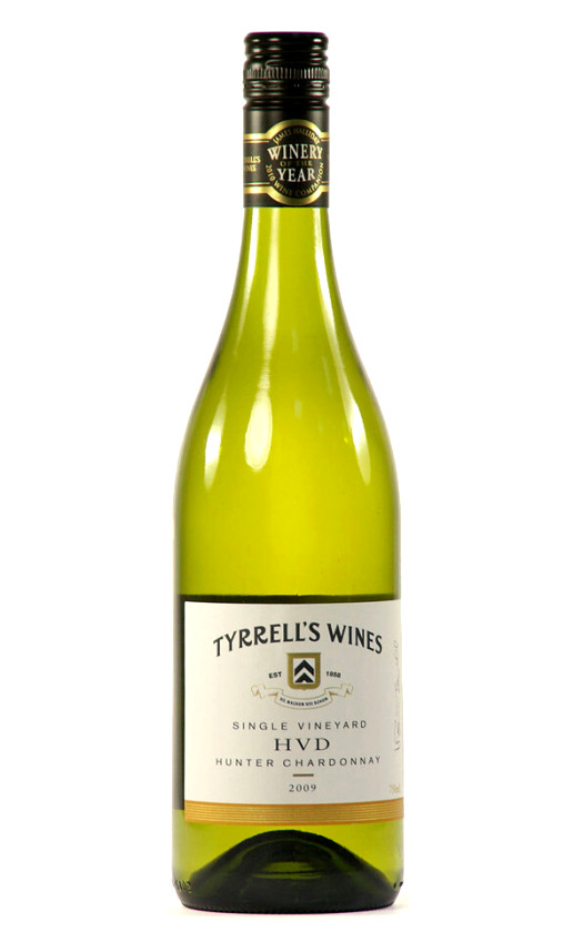 Tyrrell's Wines Single Vineyard HVD Chardonnay 2009