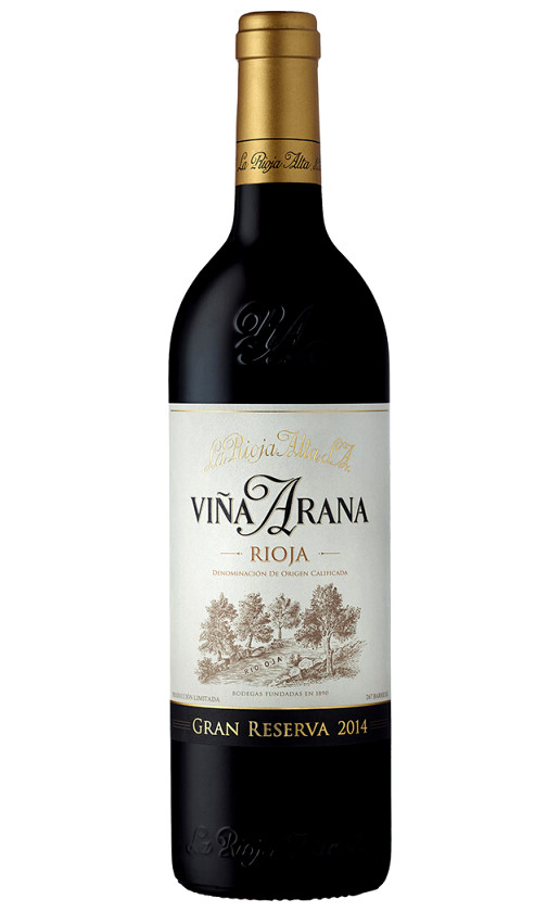 Vina Arana Gran Reserva Rioja 2014